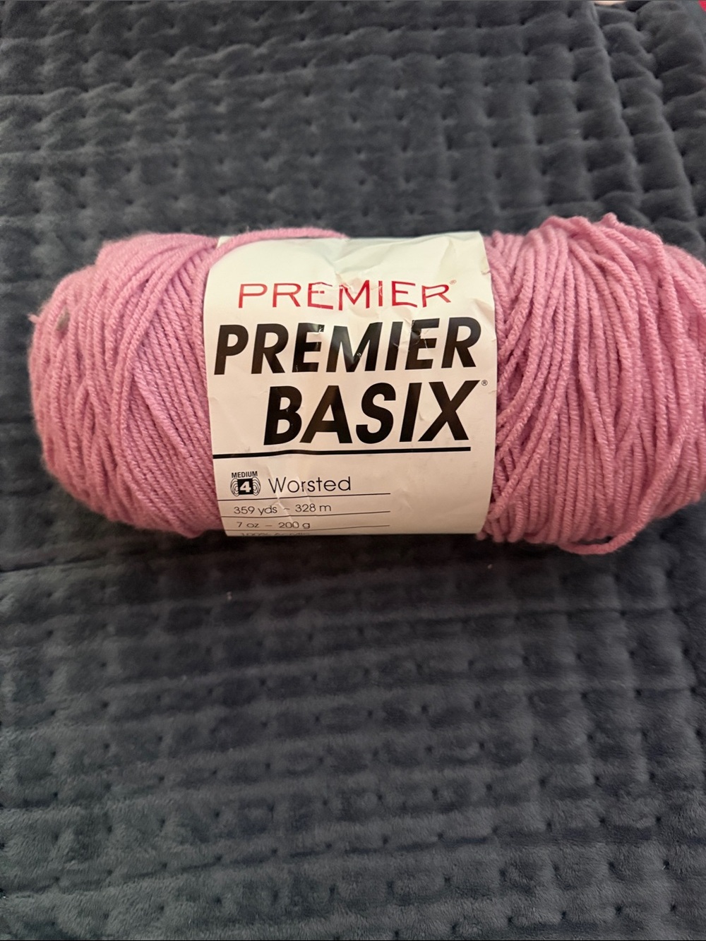 Premier Basix Yarn in Soft Pink (Pale Orchid)